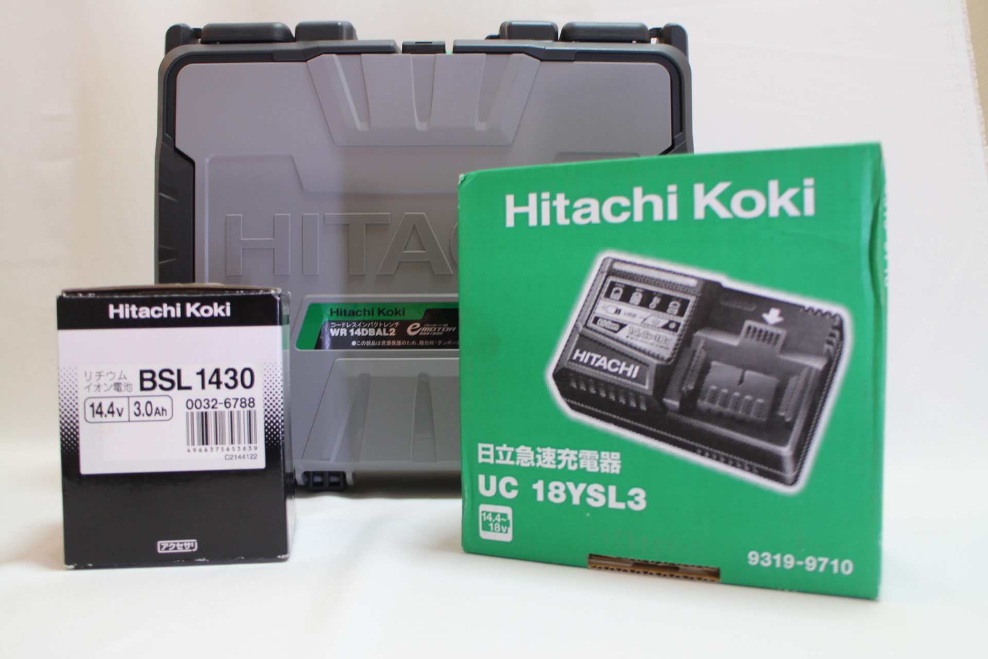 HITACHI コードレスインパクト　WR１４DBAL２4