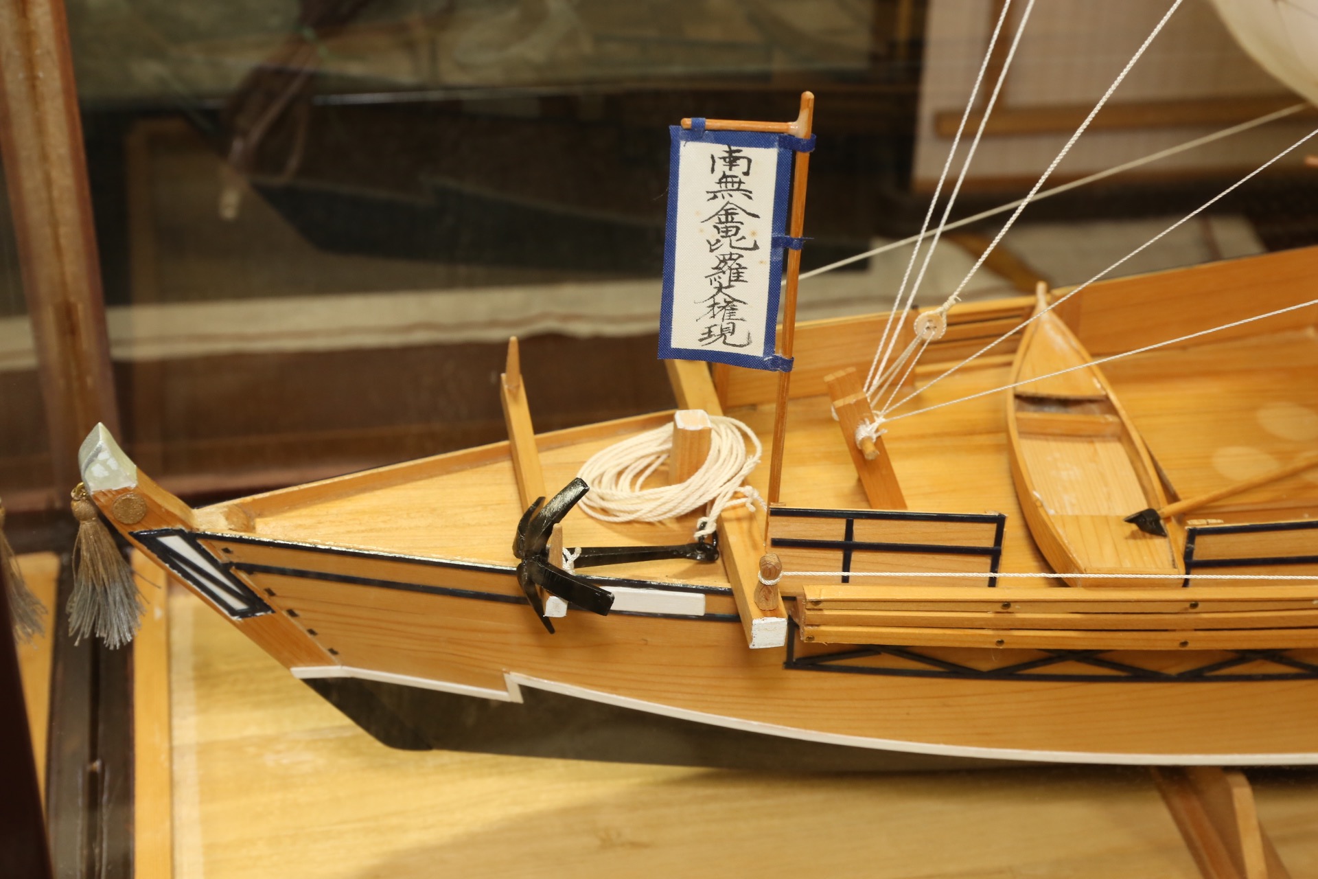 北前船　木製大型模型 [4F-3886]4