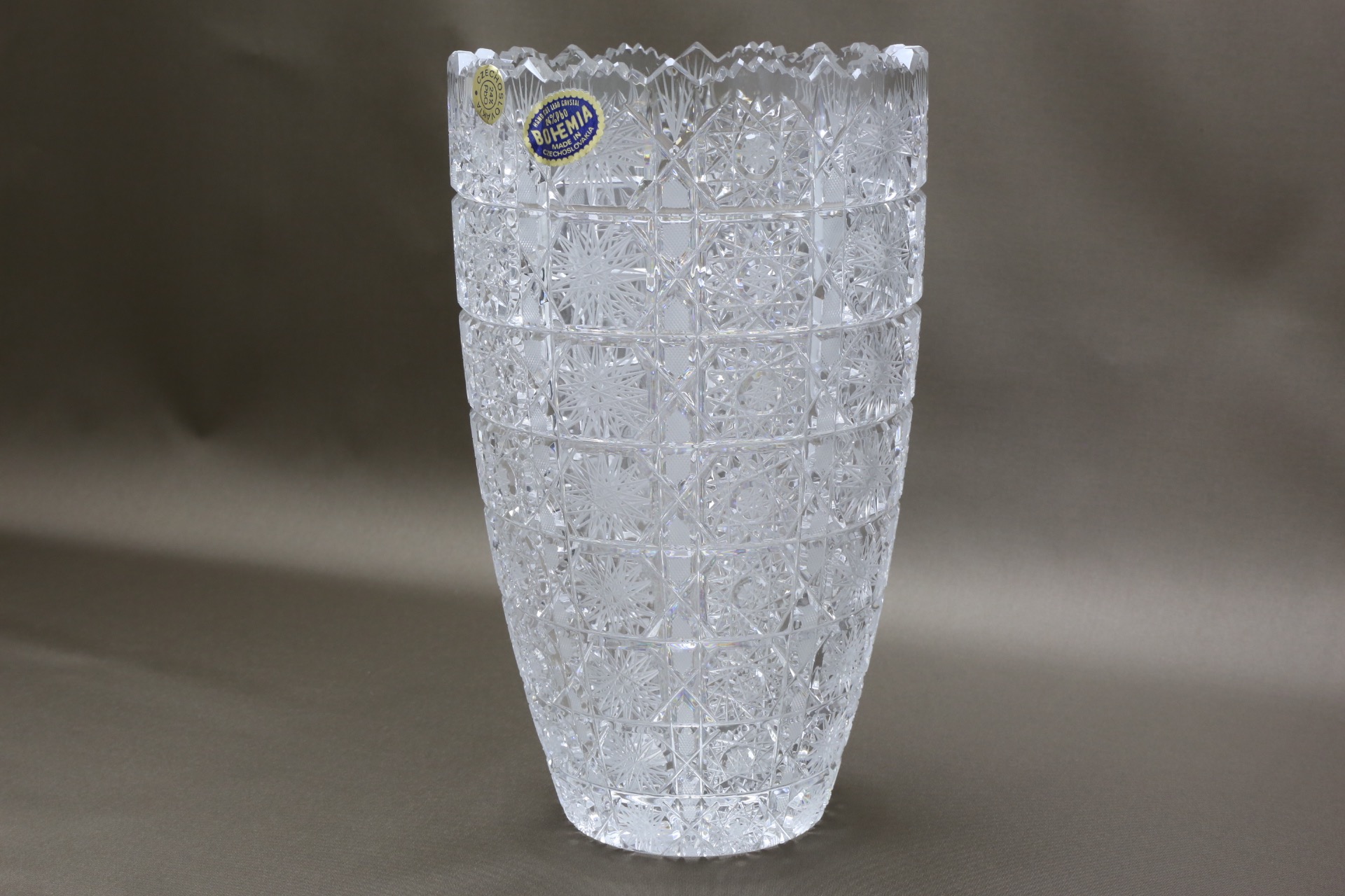ボヘミアグラス 花瓶2