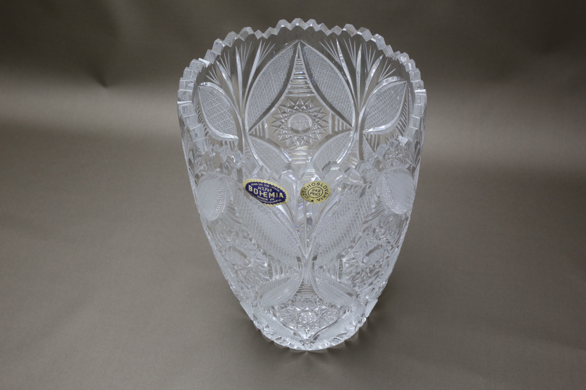 ボヘミアグラス 花瓶3