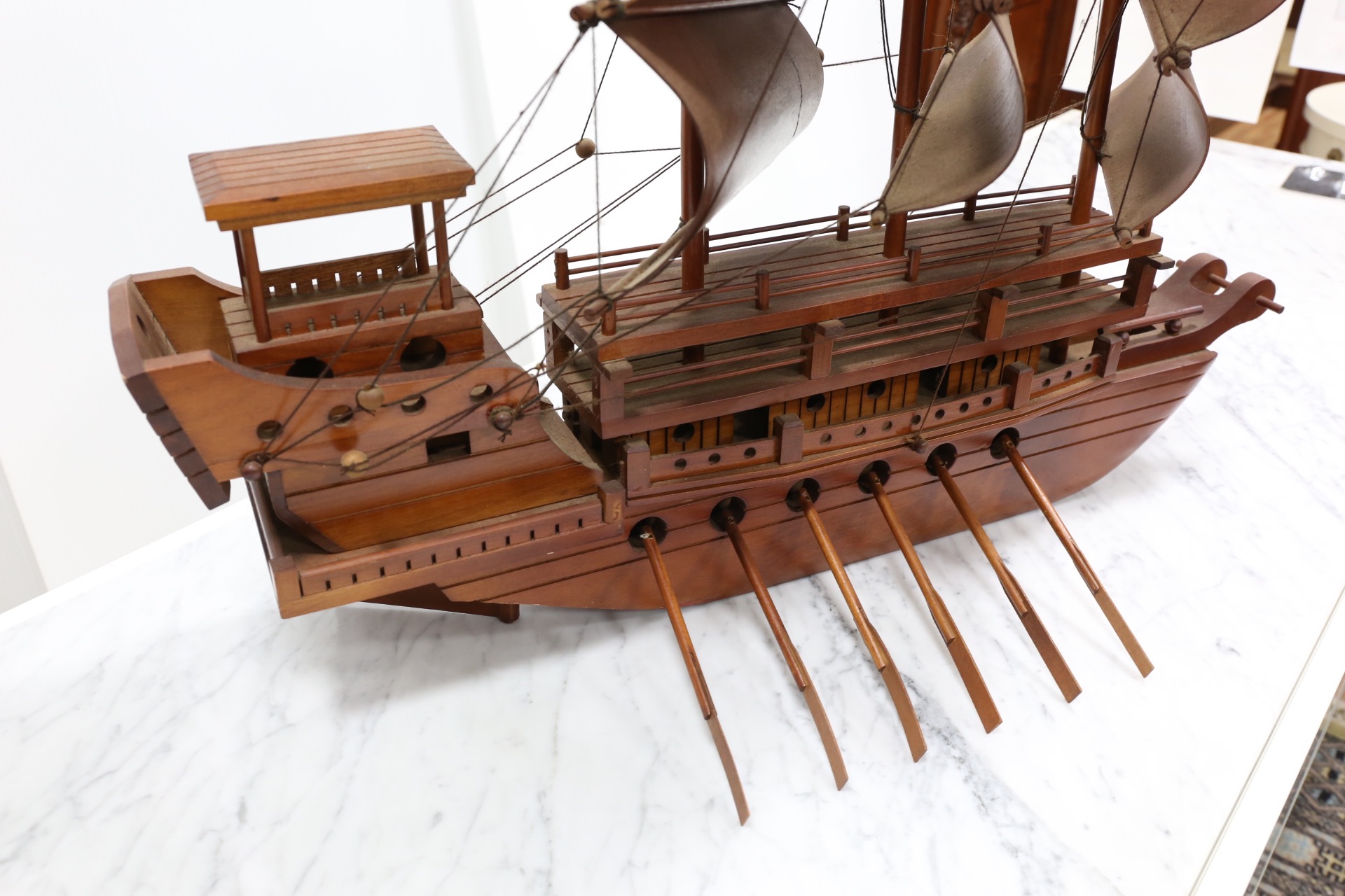 木製の帆船模型 [4K-1448]2