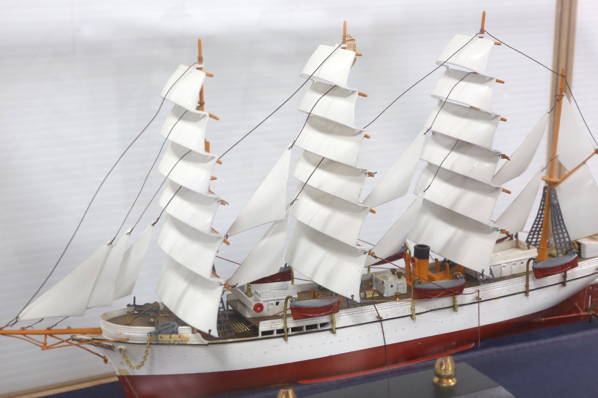 金属製帆船模型　日本丸 [4K-1984]3