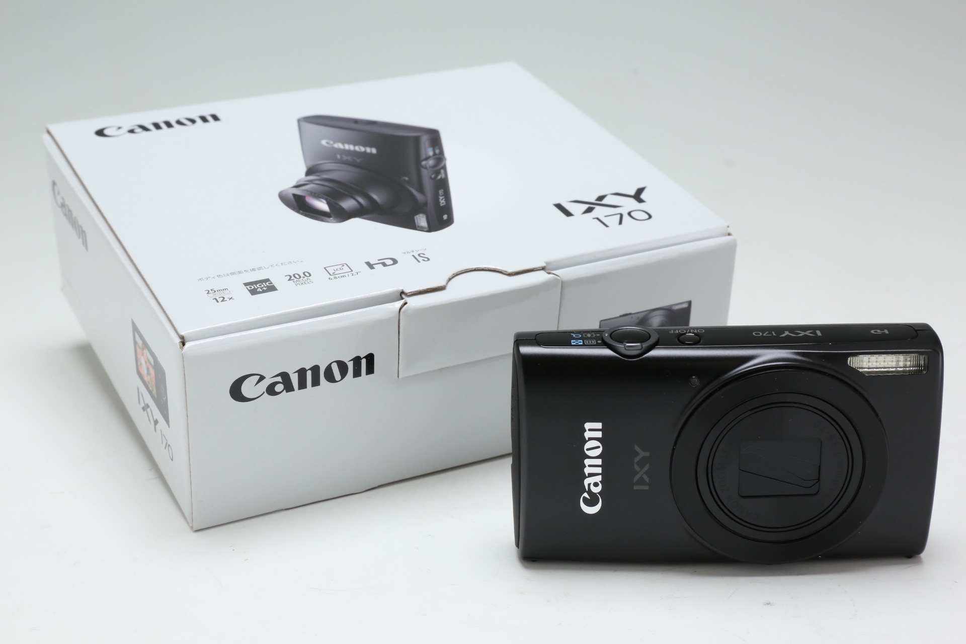 Canon IXY170 ブラック [2z-3486]