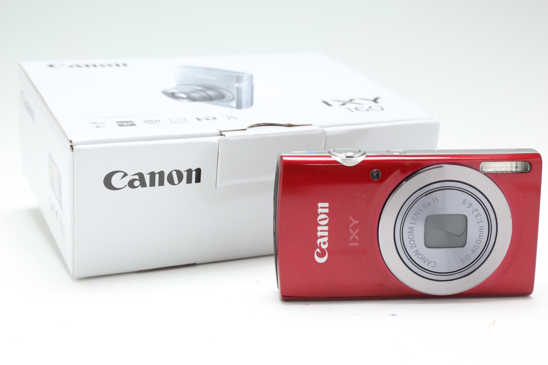 Canon IXY 160 レッド [2z-3487]