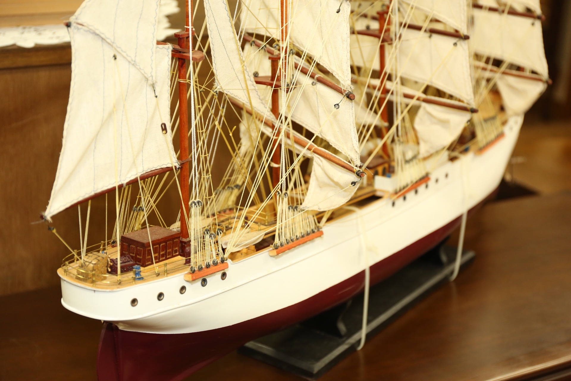 木製帆船模型 [4F-3860]4