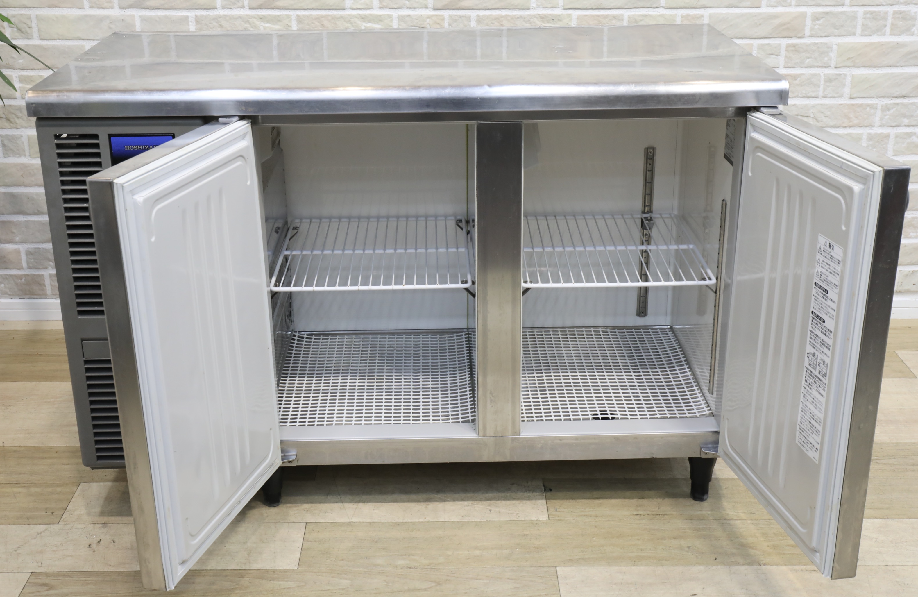 【D1096】ホシザキ 業務用 テーブル形冷凍冷蔵庫 RFT-120MNF (2018年製)3