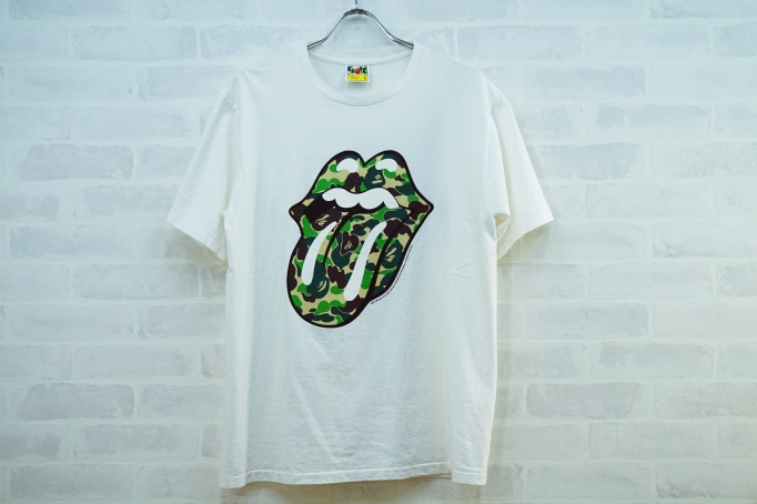 A BATHING APE×The Rolling Stones 50周年記念 Tシャツ | サークルワン ...