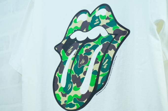 A BATHING APE×The Rolling Stones  50周年記念 Tシャツ2