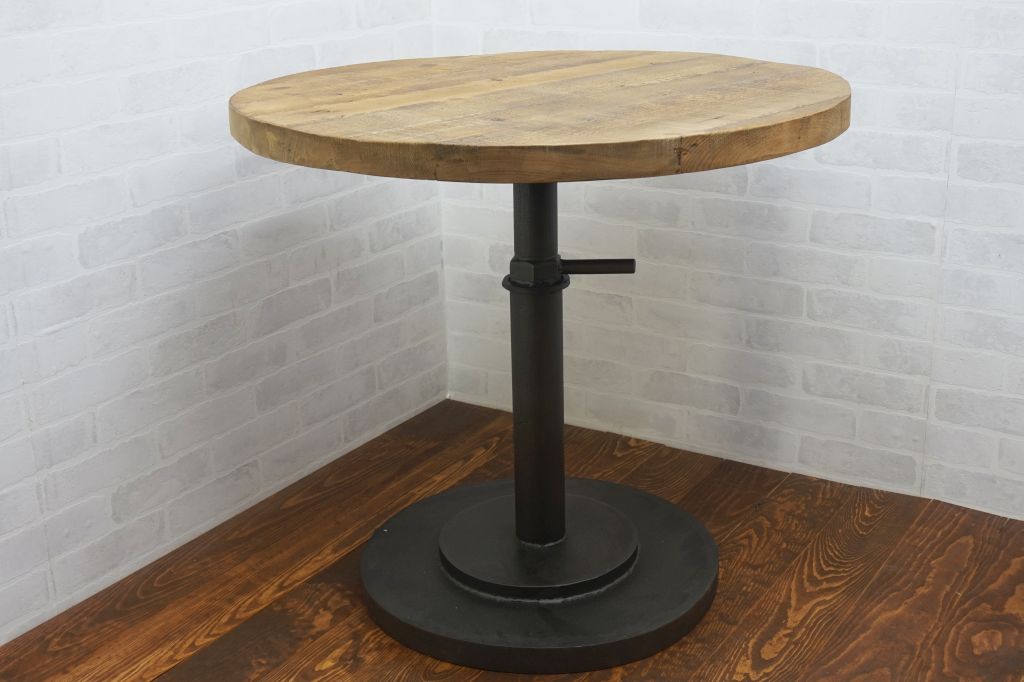 天然木無垢材×アイアン　カフェテーブル