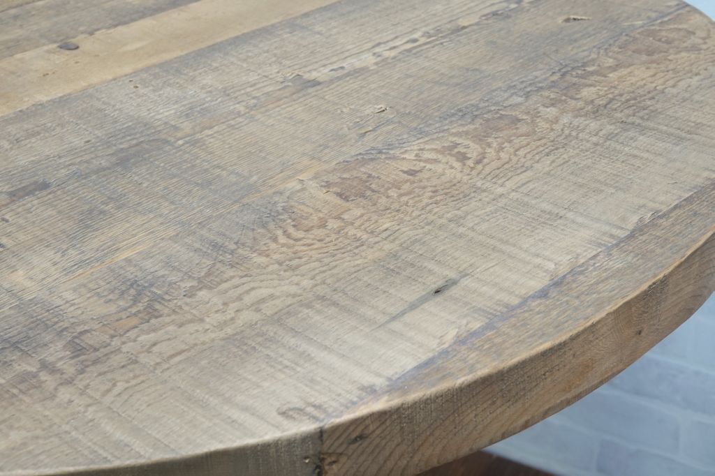天然木無垢材×アイアン　カフェテーブル2