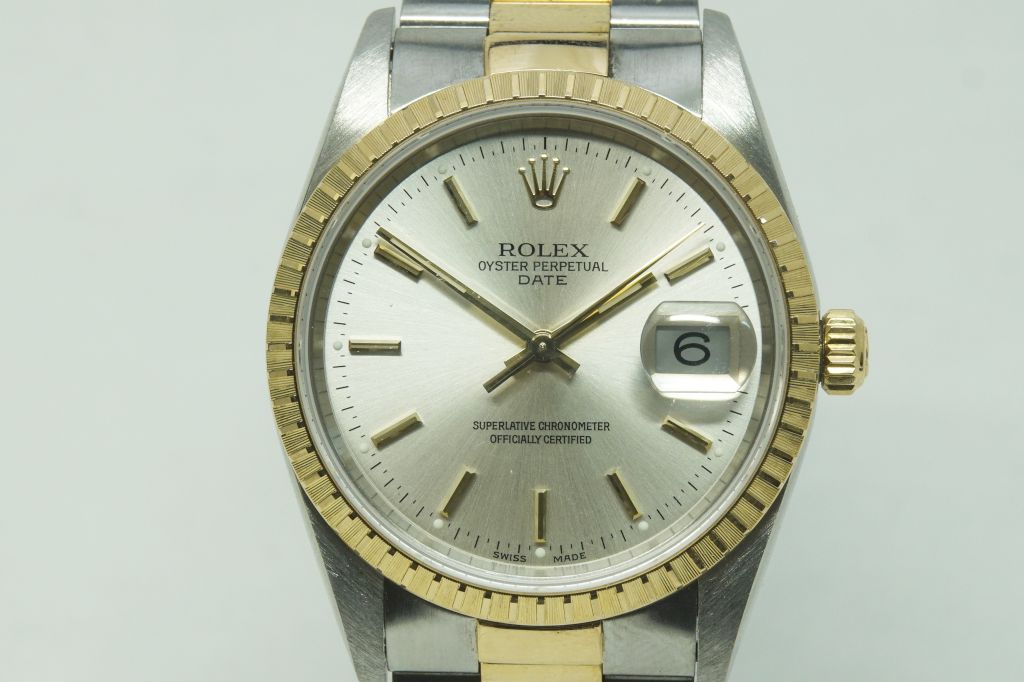 ROLEX オイスターパーペチュアルデイト  15233 メンズ腕時計