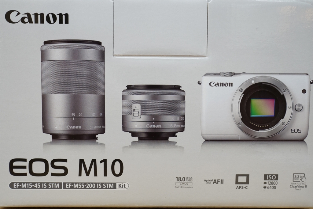 Canon ミラーレス一眼デジカメEOS M10ダブルレンズキット2