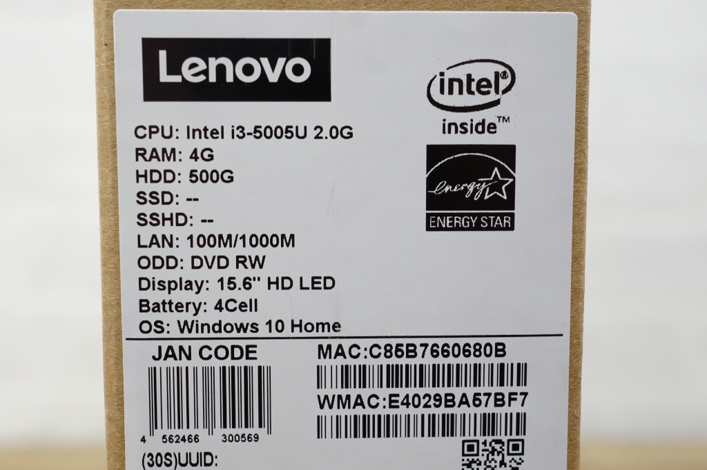 Lenovo ノートPC　G502