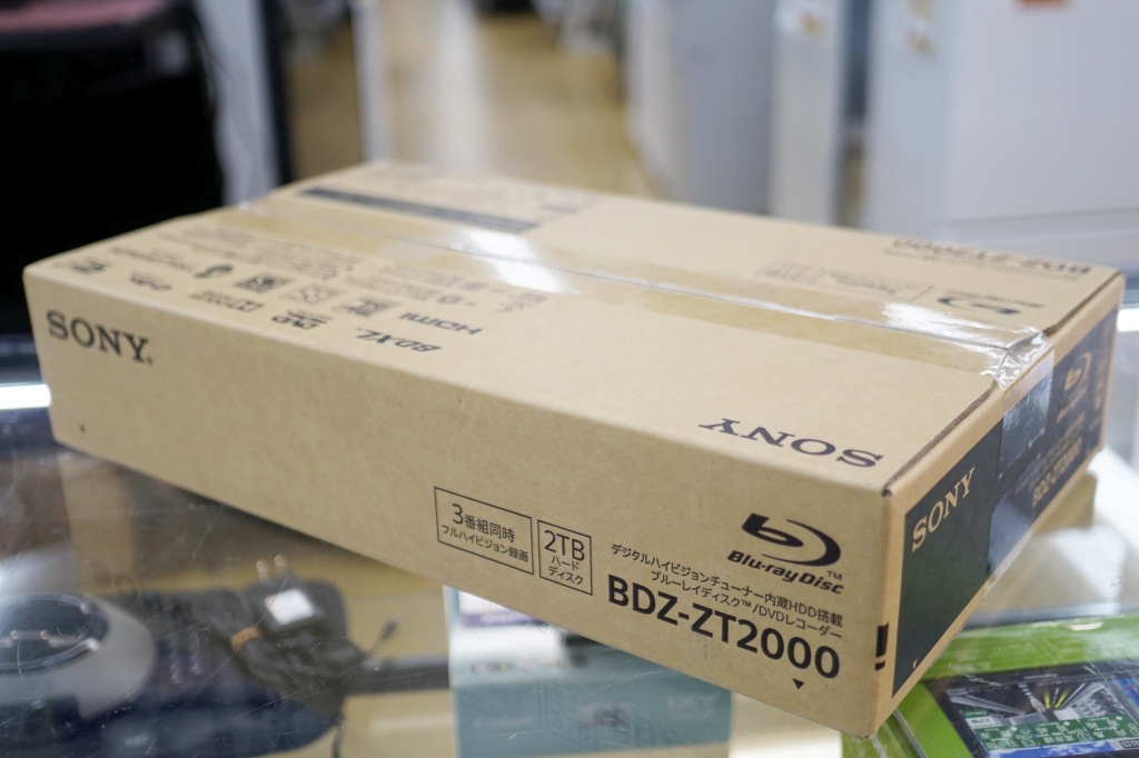 SONY　ブルーレイディスクレコーダー　BDZ-ZT2000 未使用品