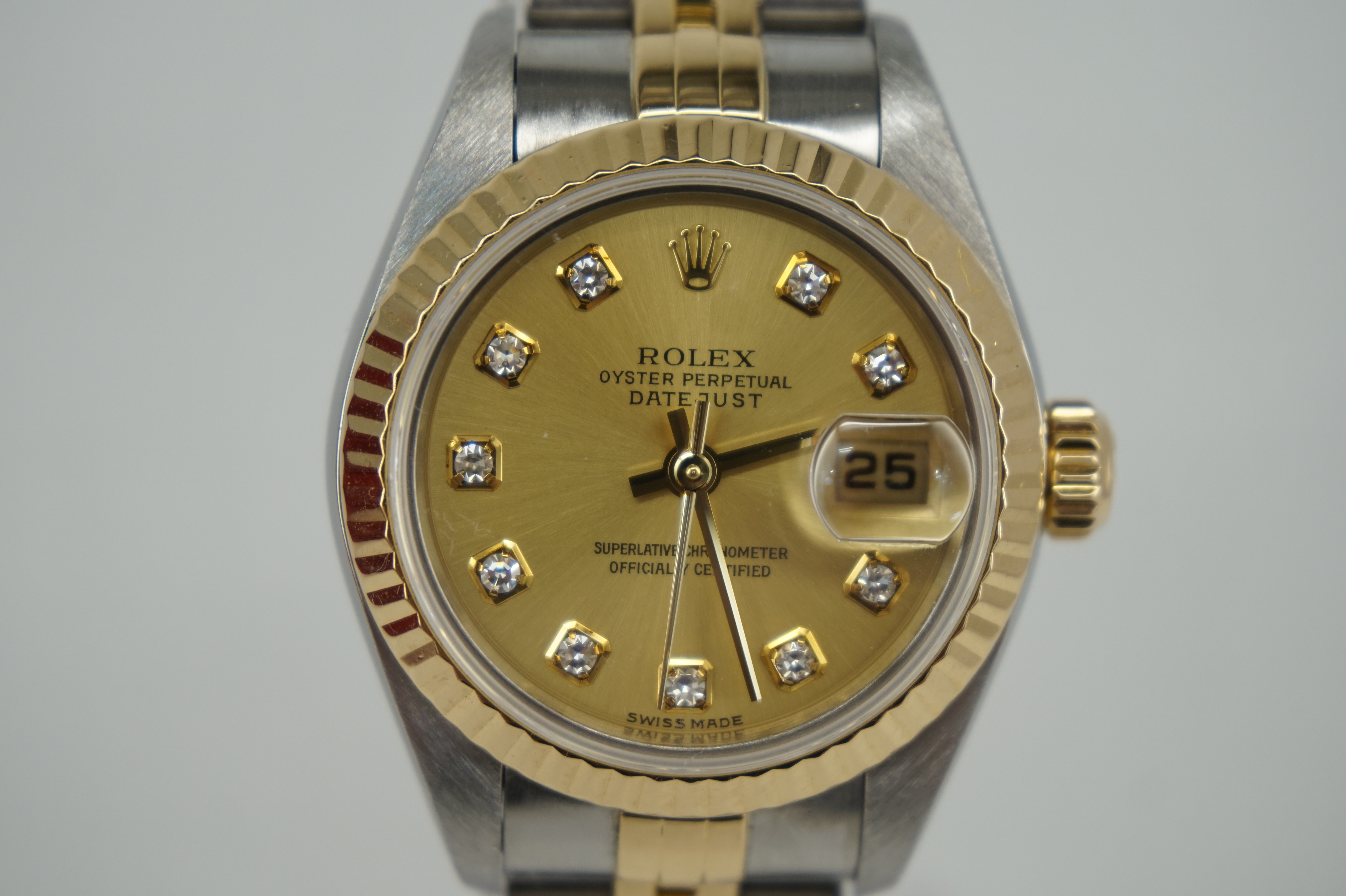 ROLEX オイスターパーペチュアル デイトジャスト10P レディース4