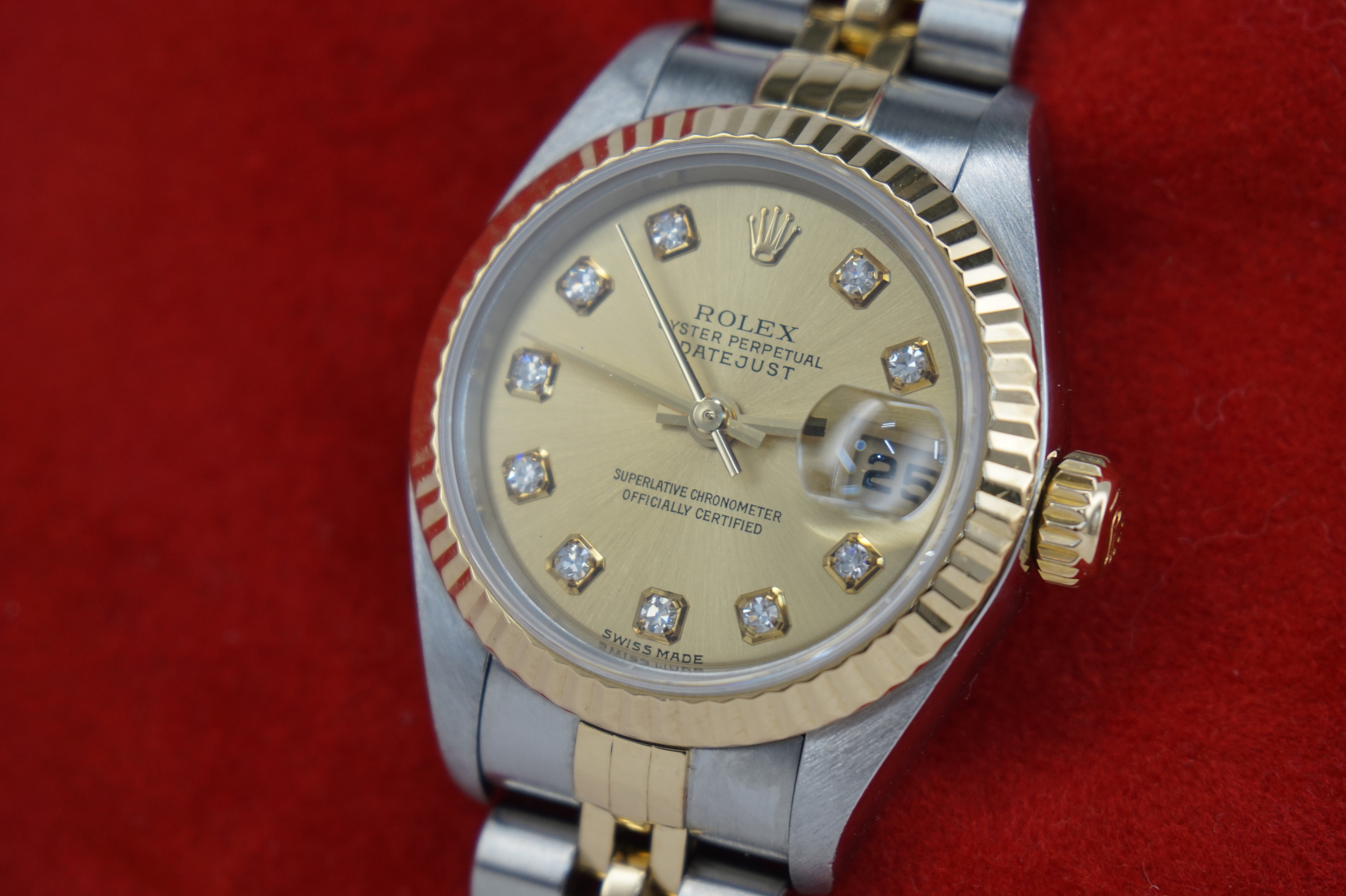 ROLEX オイスターパーペチュアル デイトジャスト10P レディース2